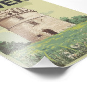 das runde Turmposter Fotodruck (Ecke)