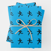das Runner-Packpapier Geschenkpapier Set (Beispiel)