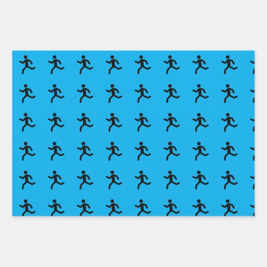 das Runner-Packpapier Geschenkpapier Set (Vorderseite)