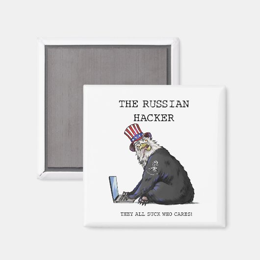 Das russische Hacker Magnet (Vorderseite/Rückseite)