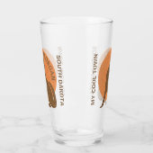 Das rustikale coole Kojote-Imitat-Leder addieren Glas (Links)