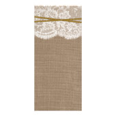 Das rustikale Sand Dollar Wedding Menü (Hinten)