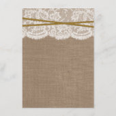 Das rustikale Sand Dollar Wedding Menü Menükarte (Rückseite)