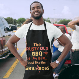 Das Rusty Old Barbecue ist das Beste Schürze