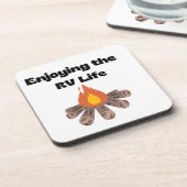 Das RV-Leben auf einem Getränkeuntersetzer (Linke Seite)