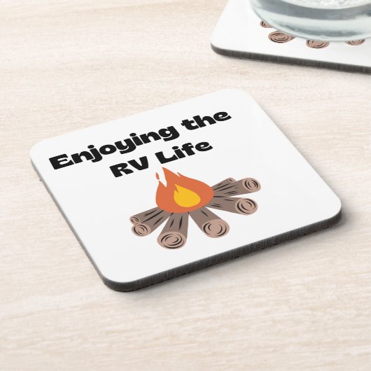 Das RV-Leben auf einem Getränkeuntersetzer (Linke Seite)