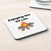 Das RV-Leben auf einem Getränkeuntersetzer (Linke Seite)