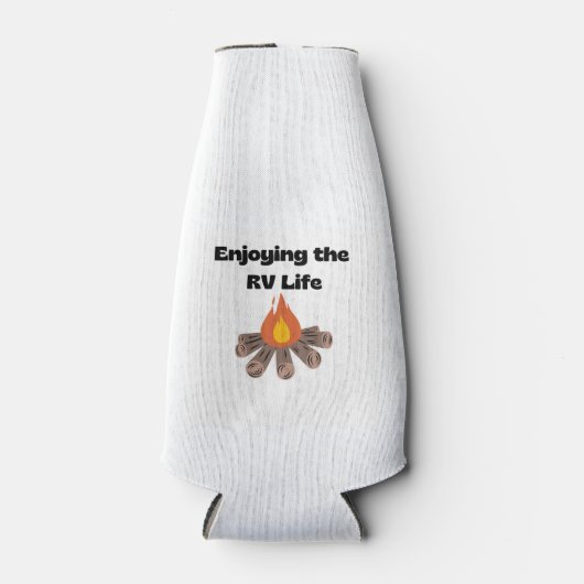 Das RV Life mit einer Campfire-Flasche cooler geni Flaschenkühler (Vorderseite)