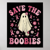 Das S Brustkrebsbewusstsein Halloween gerettet Poster (Vorne)