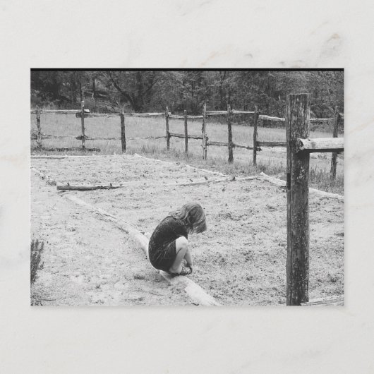 Das Saatgut der Liebe säen Postkarte (Vorderseite)