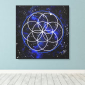 Das Saatgut des Lebens Leinwanddruck (Insitu (Holzboden))