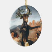 Das Sabbat der Hexen Francisco Goya Keramik Ornament (Rechts)