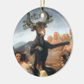 Das Sabbat der Hexen Francisco Goya Keramik Ornament (Links)