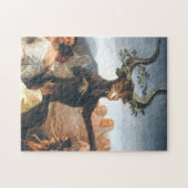 Das Sabbat der Hexen Francisco Goya Puzzle (Horizontal)