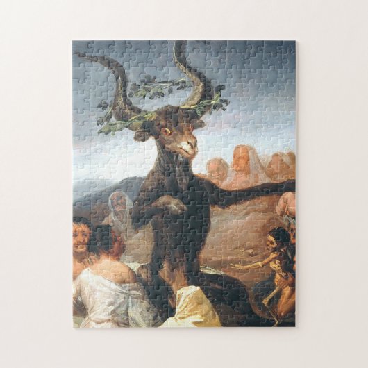 Das Sabbat der Hexen Francisco Goya Puzzle (Vertikal)