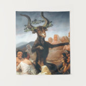 Das Sabbat der Hexen Francisco Goya Wandteppich (Vorderseite)