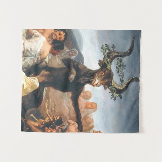 Das Sabbat der Hexen Francisco Goya Wandteppich (Vorderseite (Horizontal))