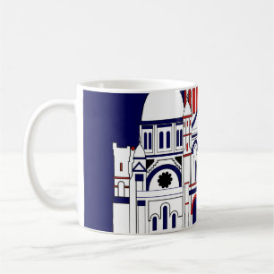 Das Sacre Coeur, Montmartre, Paris, Frankreich Kaffeetasse