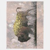 Das Sacred Buffalo Fleece Blanket (Vorderseite)