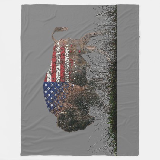Das Sacred Buffalo Fleece Blanket (Vorderseite)