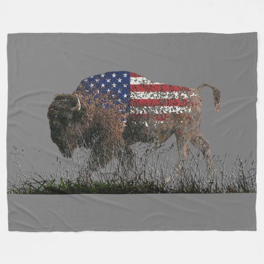Das Sacred Buffalo Fleece Blanket (Vorderseite (Horizontal))