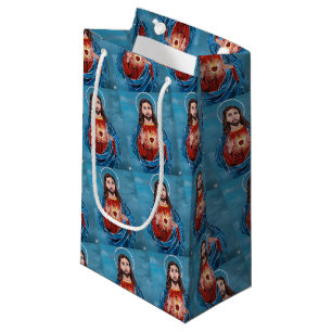 Das Sacred Heart Gemälde von Alfred Fox Kleine Geschenktüte
