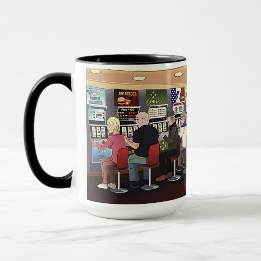 Das sagt alles Combo-Tasse, 15 oz Tasse (Links)