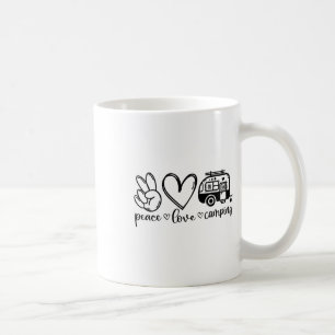 Das sagt Frieden Liebe Camping - Im Freien Kaffeetasse