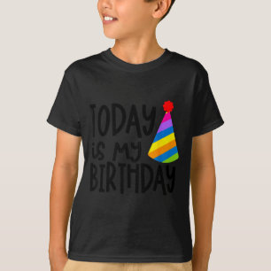 Das sagt heute ist mein Geburtstag - Partyhut-Desi T-Shirt