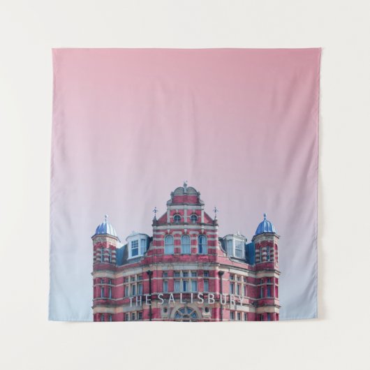 DAS SALISBURY-GEBÄUDE UNTER PINKSKIEN WANDTEPPICH (Vorderseite)