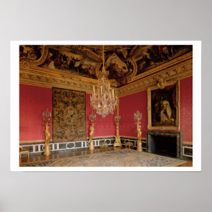 Das Salon d'Apollon (Apollo-Raum) mit Tapisserien Poster