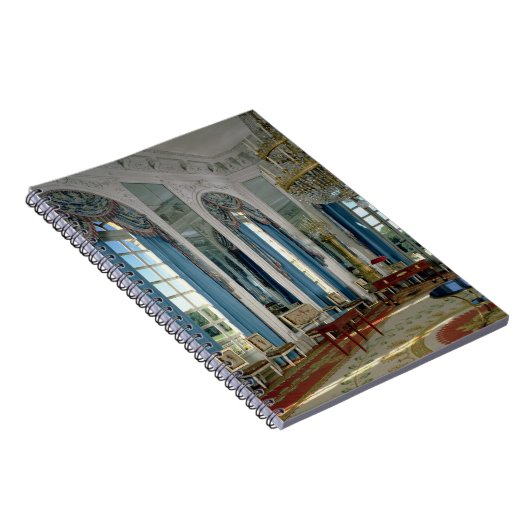 Das Salon-DES Glaces (der Raum der Spiegel) in Notizblock (Rechte Seite)