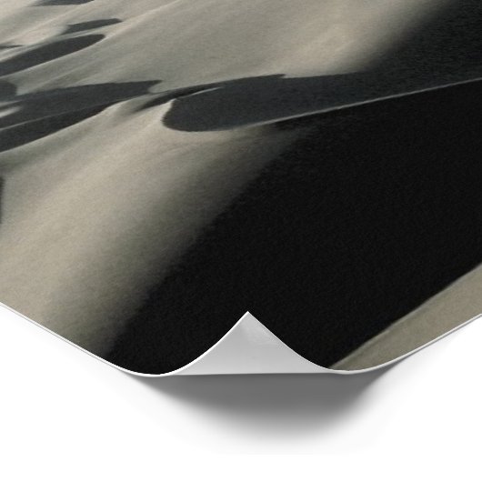 Das Sandschloss Poster (Ecke)