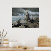 Das Sandschloss Poster (Küche)