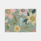 Das sanfte Erwachen des Frühlings Personalisiert Fleecedecke (Vorderseite (Horizontal))