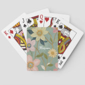 Das sanfte Erwachen des Frühlings Personalisiert Spielkarten (Rückseite)