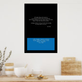 Das sanftste Ding im Universum Poster (Küche)