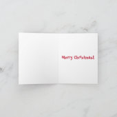 Das Santa-Problem Dankeskarte (Innenseite)