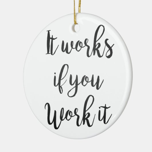 Das saubere Schritt-Erholungs-Zitatgeschenk der Keramikornament (Links)