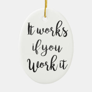 Das saubere Schritt-Erholungs-Zitatgeschenk der Keramikornament