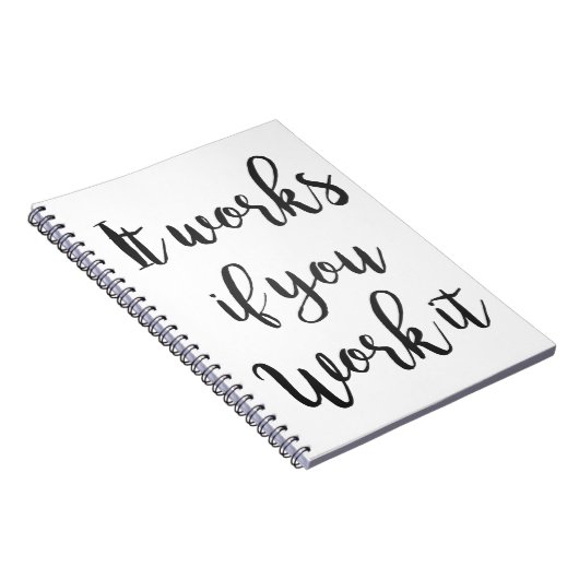 Das saubere Schritt-Erholungs-Zitatgeschenk der Notizblock (Rechte Seite)