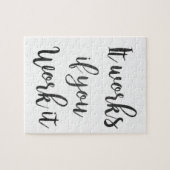 Das saubere Schritt-Erholungs-Zitatgeschenk der Puzzle (Horizontal)