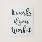 Das saubere Schritt-Erholungs-Zitatgeschenk der Puzzle (Vertikal)