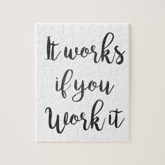 Das saubere Schritt-Erholungs-Zitatgeschenk der Puzzle (Vertikal)