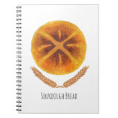 Das Sauerteig-Brot Notizblock (Vorderseite)
