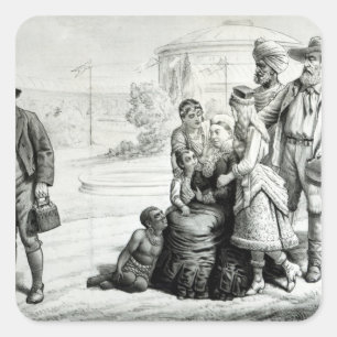 Das Scapegrace der Familie Quadratischer Aufkleber