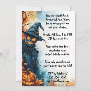 Das Scarecrow-Halloween-Party Einladung