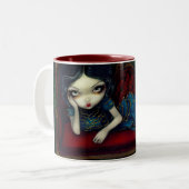 "Das Scarlet-Sofa-" Tasse (Vorderseite Links)