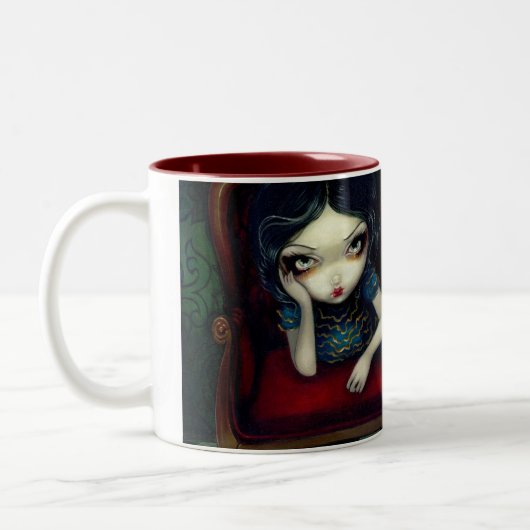 "Das Scarlet-Sofa-" Tasse (Links)