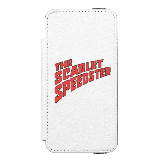 Das Scarlet Speedster-Logo Incipio iPhone Geldbeutel-Hülle (Folio Vorderseite)
